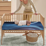 Endless Space Print Baby Crib Sheet