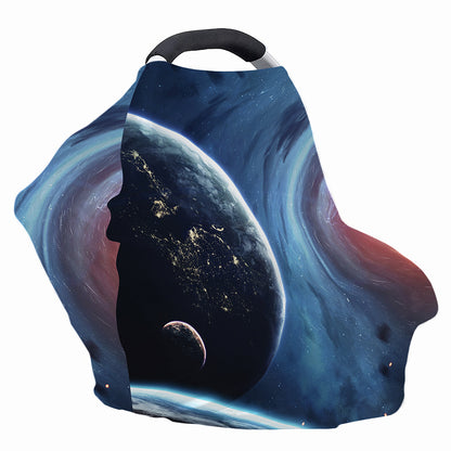 Endless Space Print Baby Seat Cover