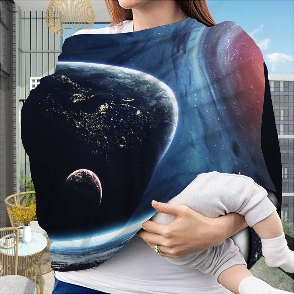 Endless Space Print Baby Seat Cover