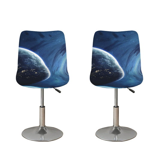 Endless Space Print Bar Stool Covers