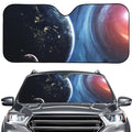 Endless Space Print Car Windshield Sun Shade