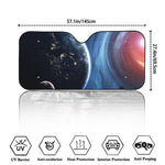 Endless Space Print Car Windshield Sun Shade