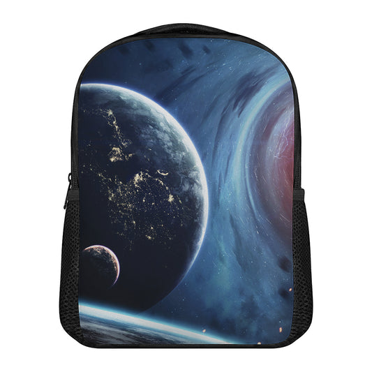 Endless Space Print Casual Backpack