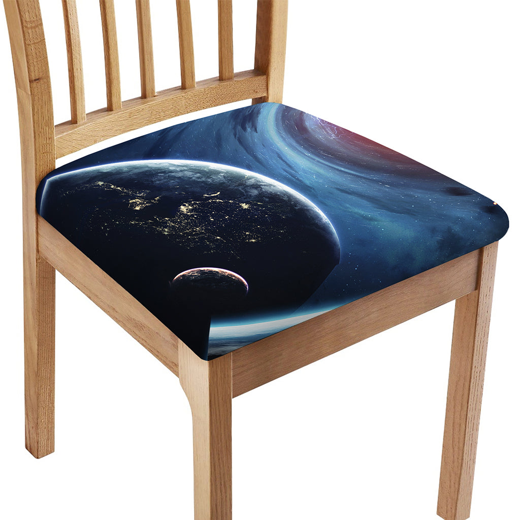 Endless Space Print Chair Cushion Cover