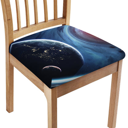 Endless Space Print Chair Cushion Cover