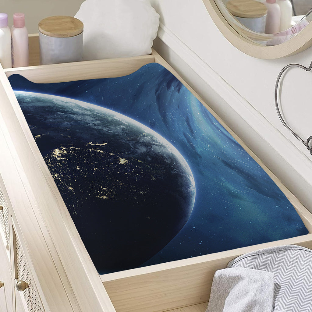 Endless Space Print Changing Pad Cover