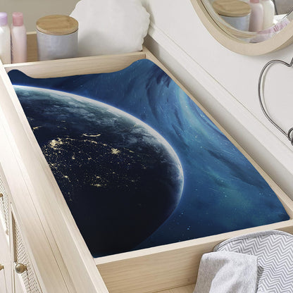 Endless Space Print Changing Pad Cover