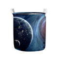 Endless Space Print Collapsible Laundry Basket