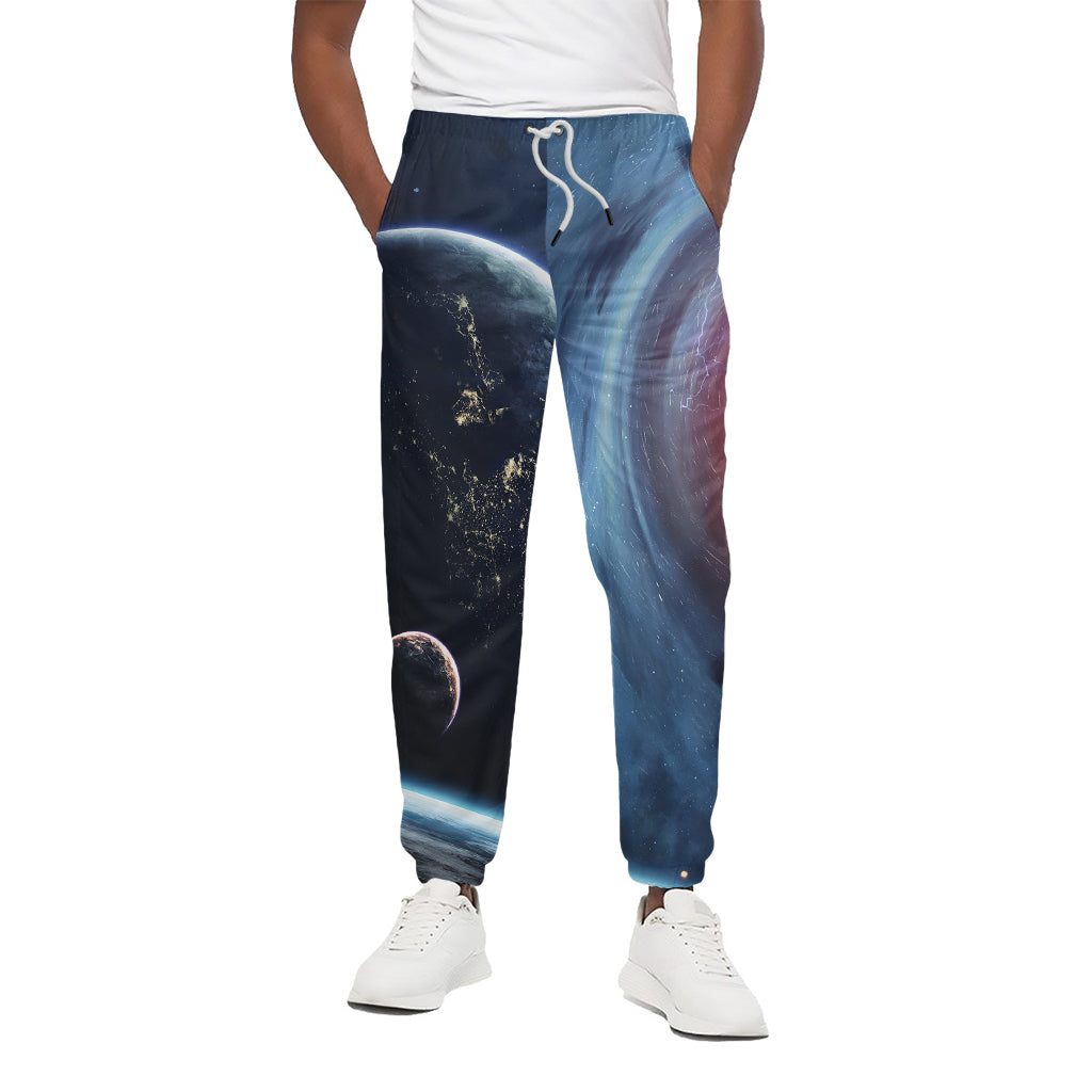 Endless Space Print Cotton Pants