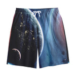 Endless Space Print Cotton Shorts