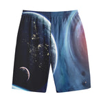 Endless Space Print Cotton Shorts
