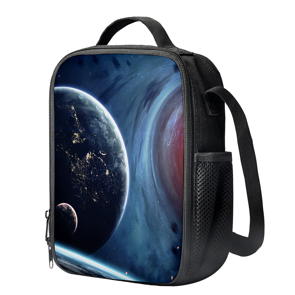 Endless Space Print Crossbody Lunch Bag