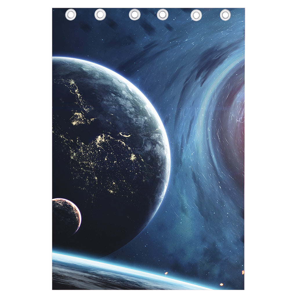Endless Space Print Curtain