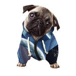 Endless Space Print Dog Zip Up Hoodie