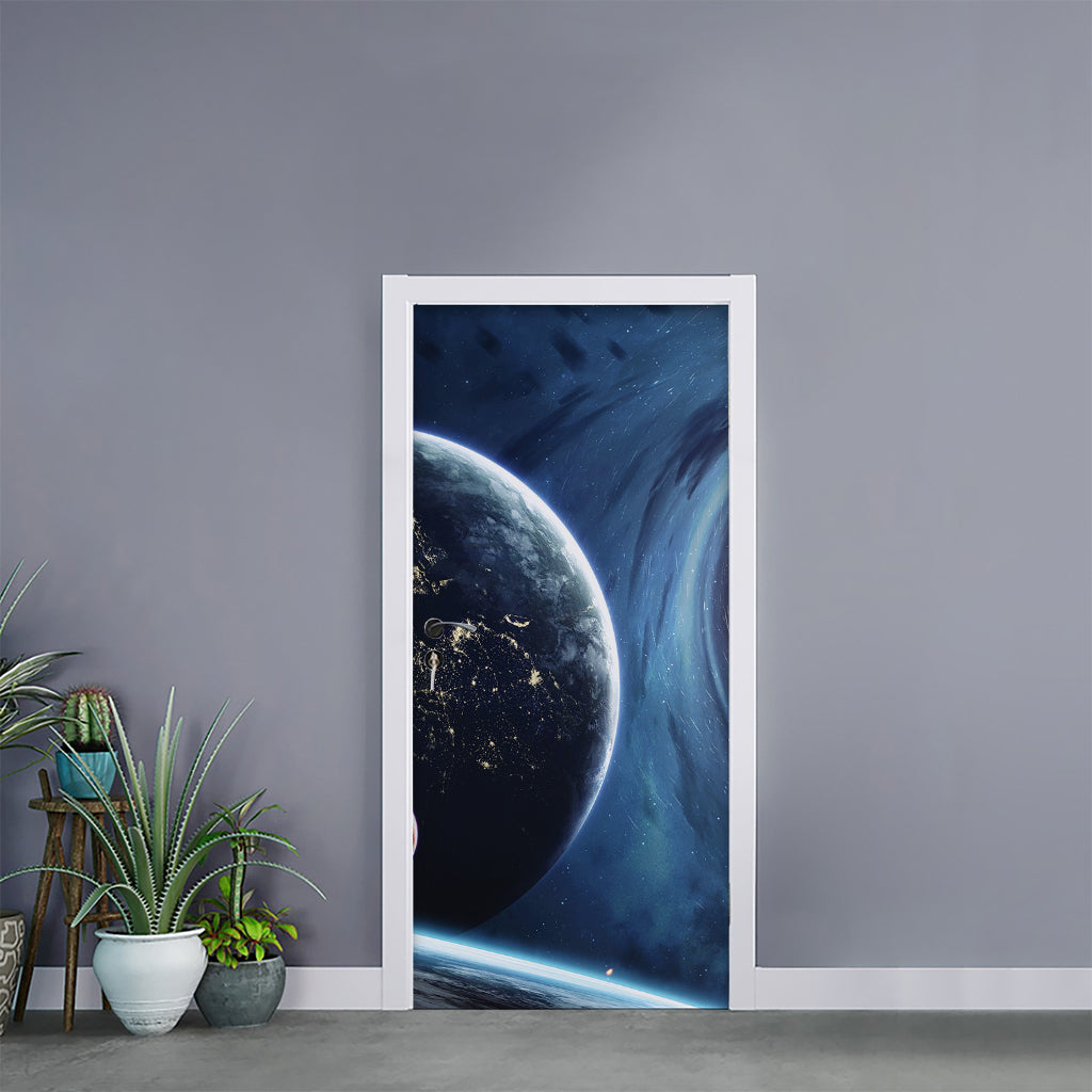 Endless Space Print Door Sticker