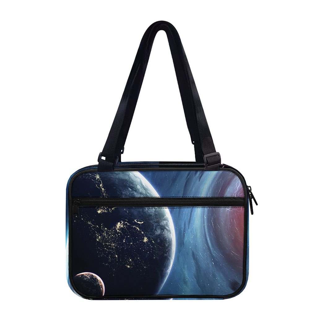 Endless Space Print Double Strap Bible Bag