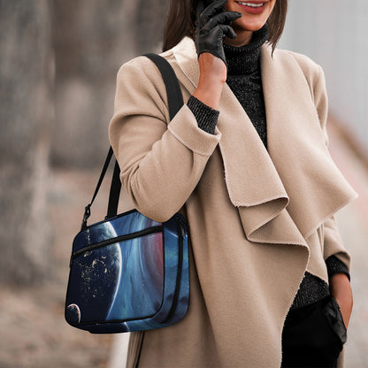 Endless Space Print Double Strap Bible Bag