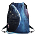 Endless Space Print Drawstring Backpack