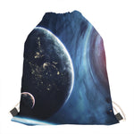 Endless Space Print Drawstring Bag