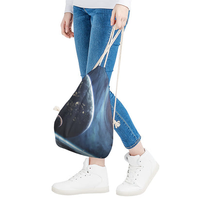 Endless Space Print Drawstring Bag