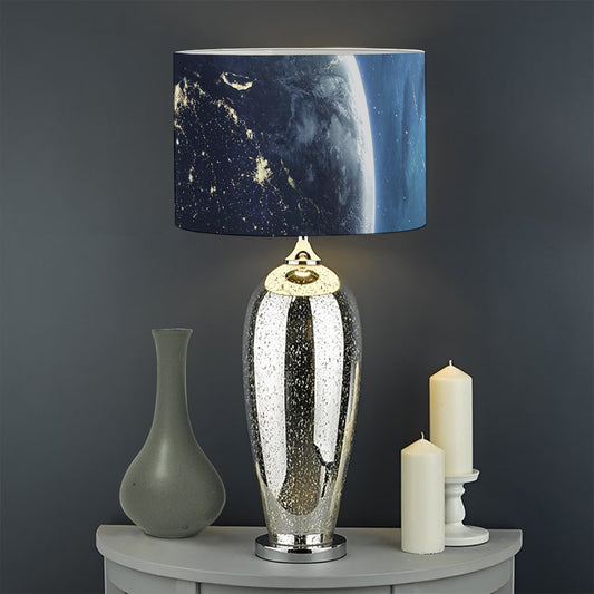 Endless Space Print Drum Lamp Shade