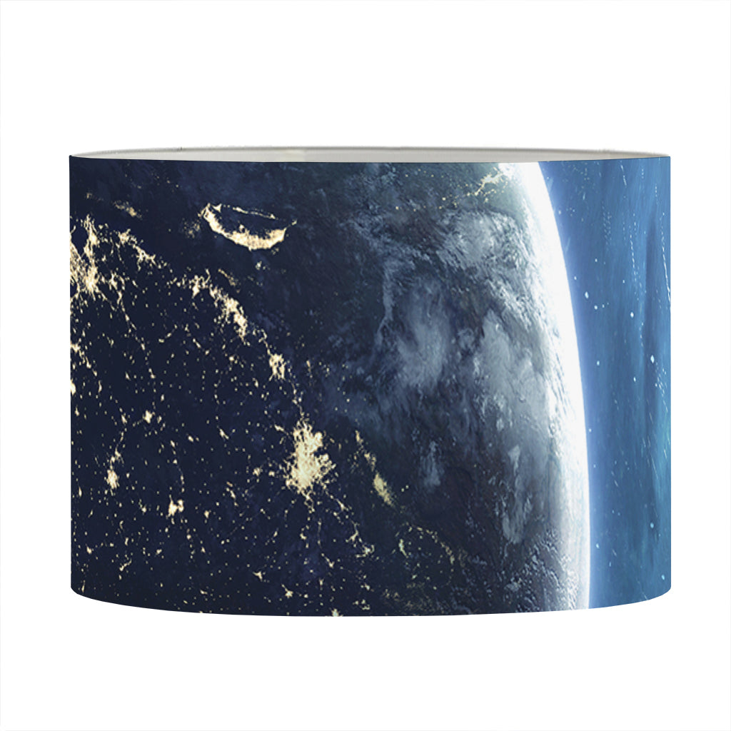 Endless Space Print Drum Lamp Shade