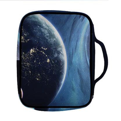 Endless Space Print Front Pocket Bible Bag