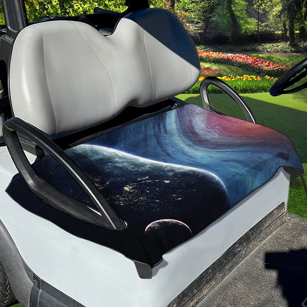 Endless Space Print Golf Cart Seat Cover
