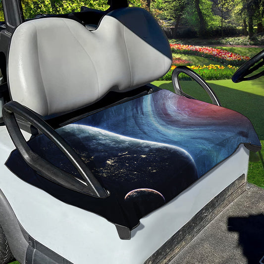 Endless Space Print Golf Cart Seat Cover