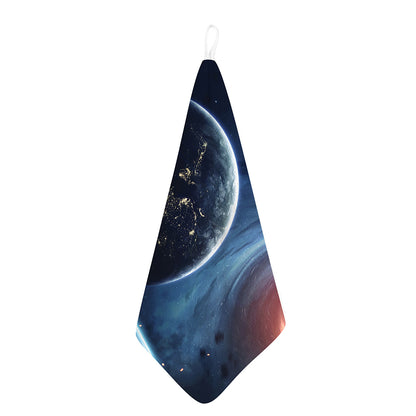 Endless Space Print Hand Towel