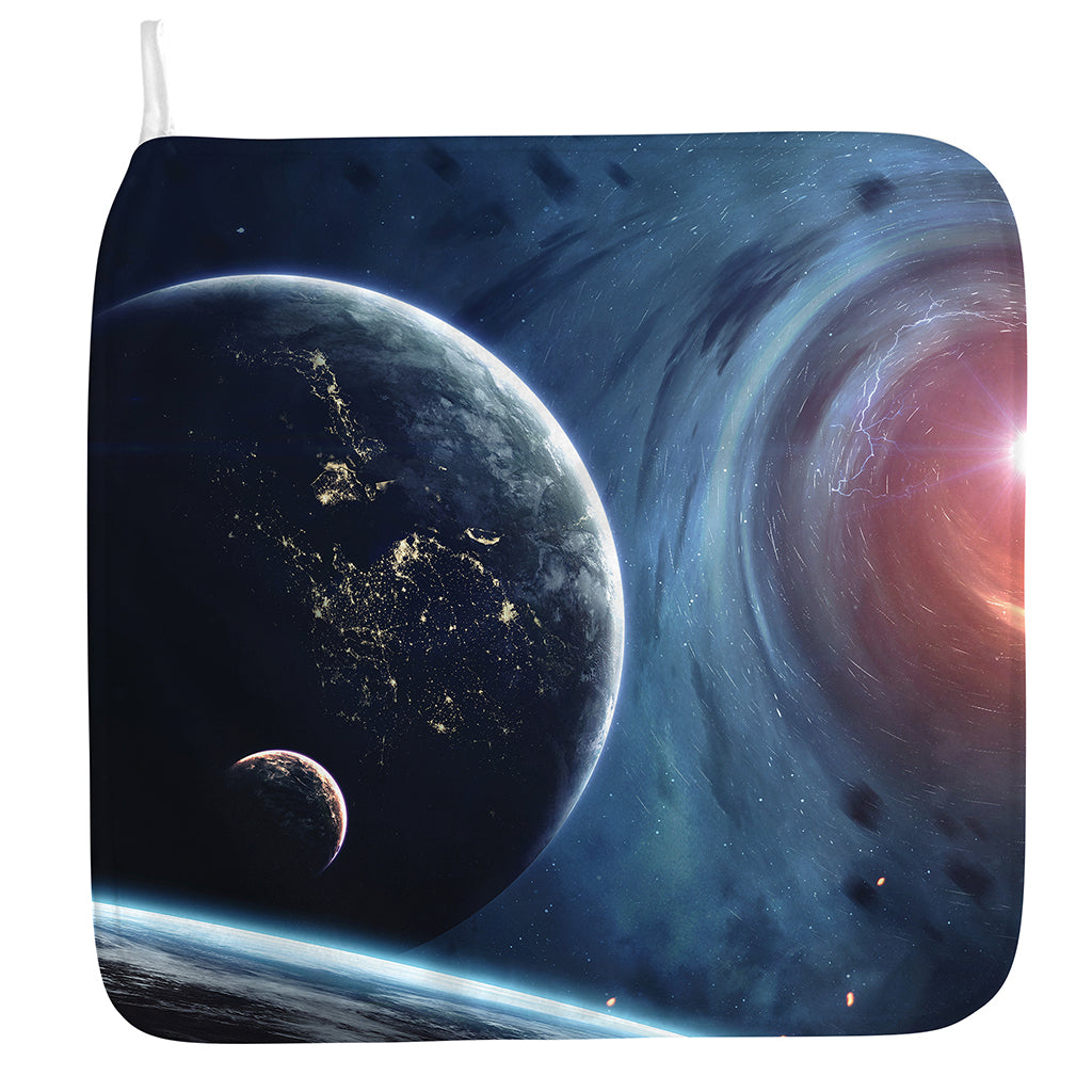Endless Space Print Hand Towel