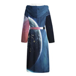 Endless Space Print Hooded Bathrobe