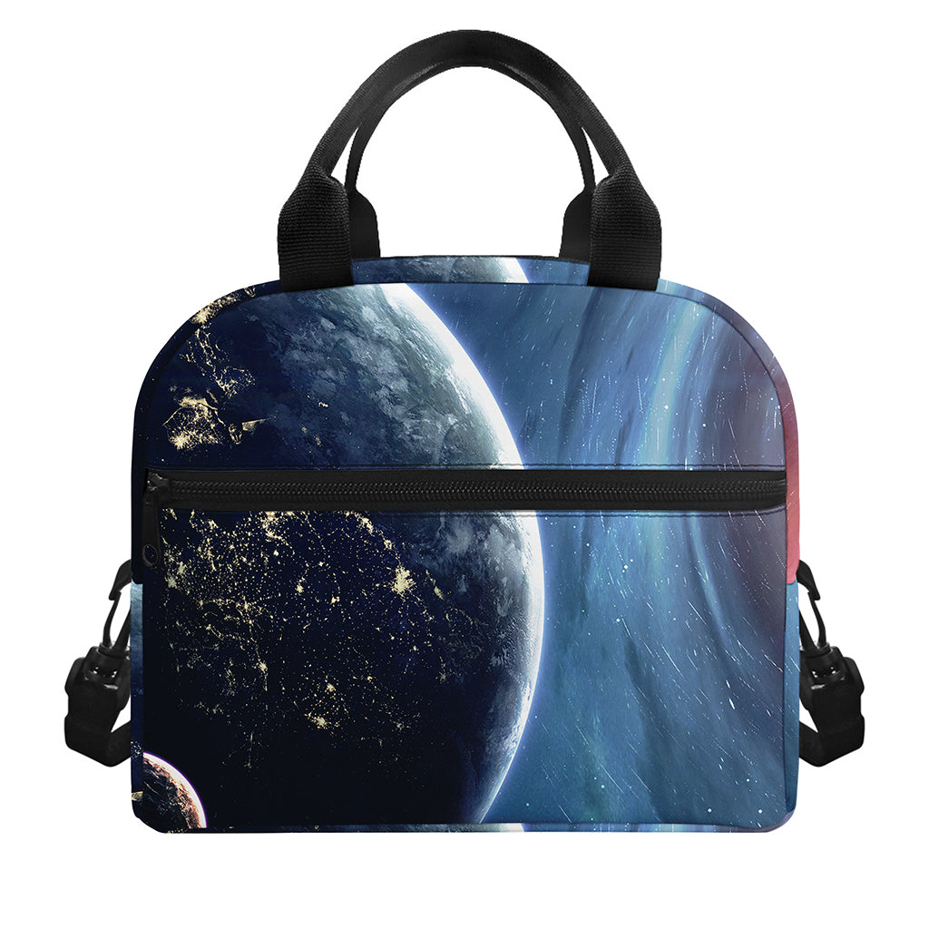 Endless Space Print Insulated Lunch Bag
