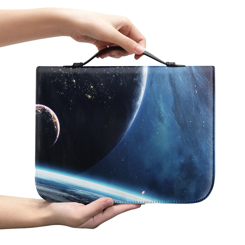 Endless Space Print Leather Bible Cover