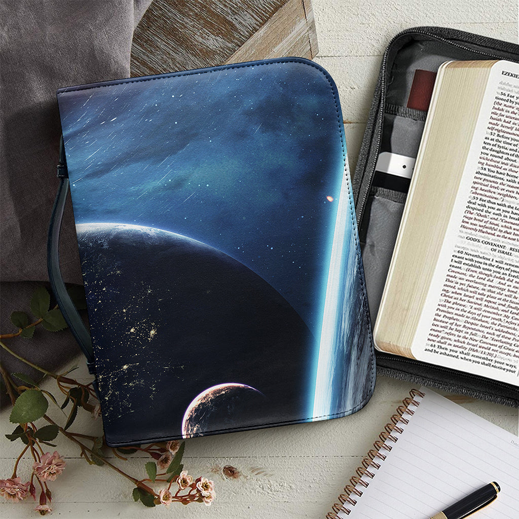 Endless Space Print Leather Bible Cover