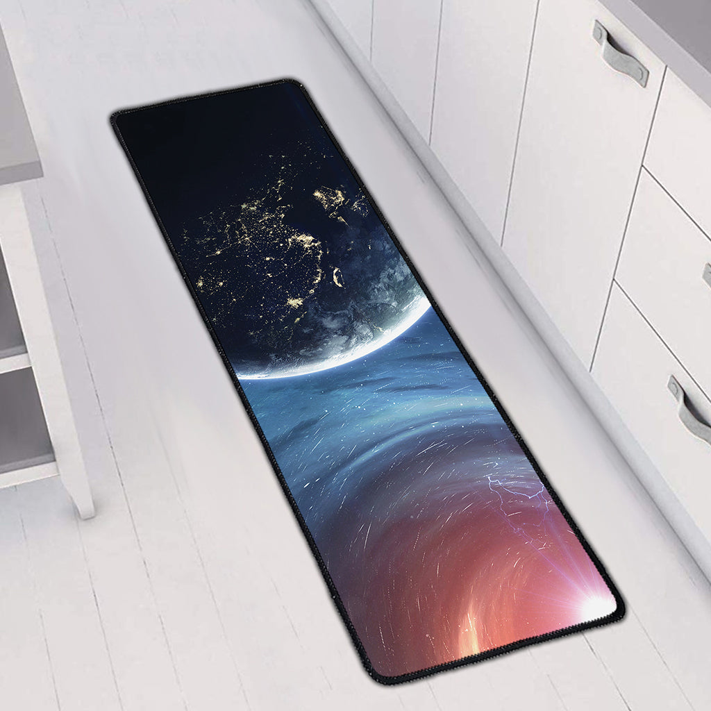 Endless Space Print Long Kitchen Mat