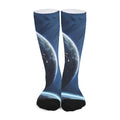 Endless Space Print Long Socks