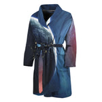 Endless Space Print Men's Bathrobe