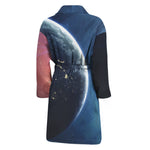 Endless Space Print Men's Bathrobe