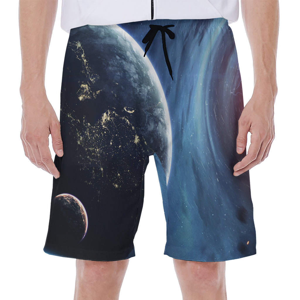 Endless Space Print Men's Beach Shorts