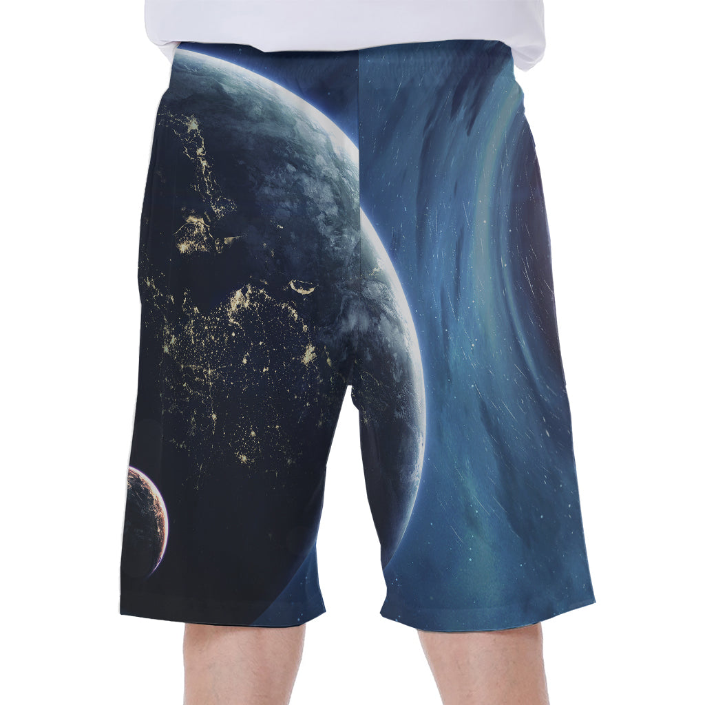 Endless Space Print Men's Beach Shorts