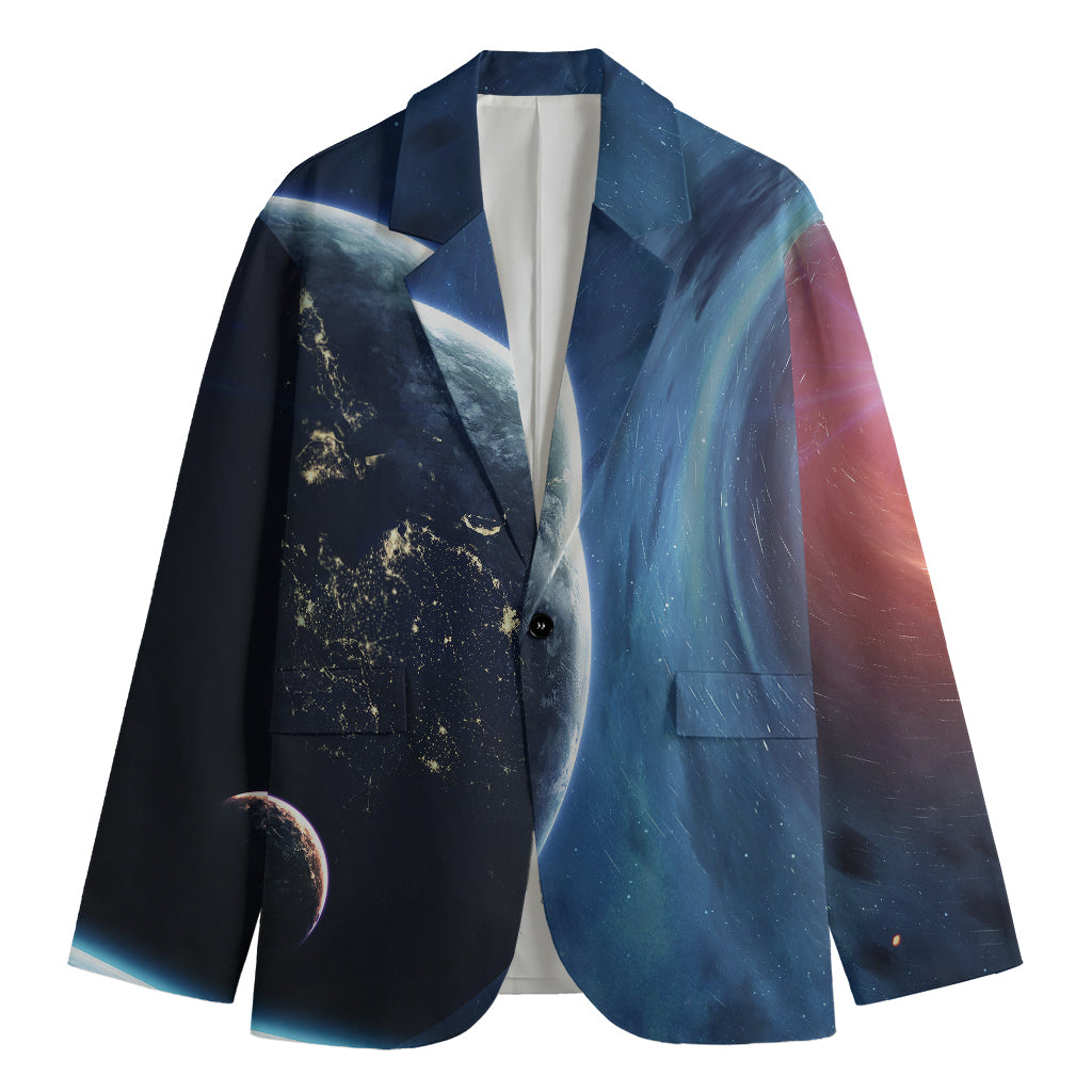 Endless Space Print Men's Blazer