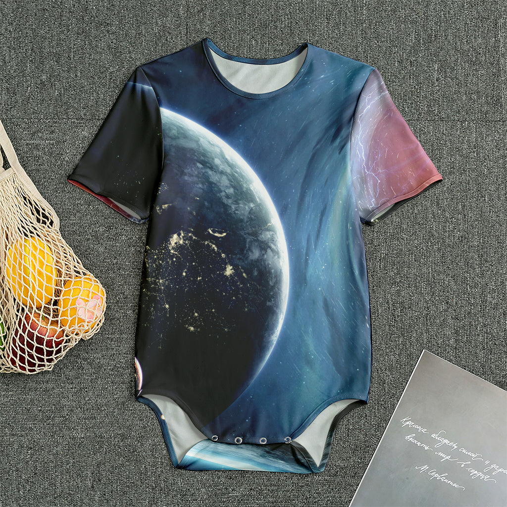Endless Space Print Men's Bodysuit