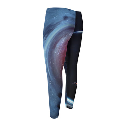 Endless Space Print Men's Compression Pants