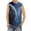 Endless Space Print Men's Fitness Tank Top