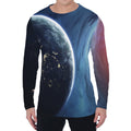 Endless Space Print Men's Long Sleeve T-Shirt