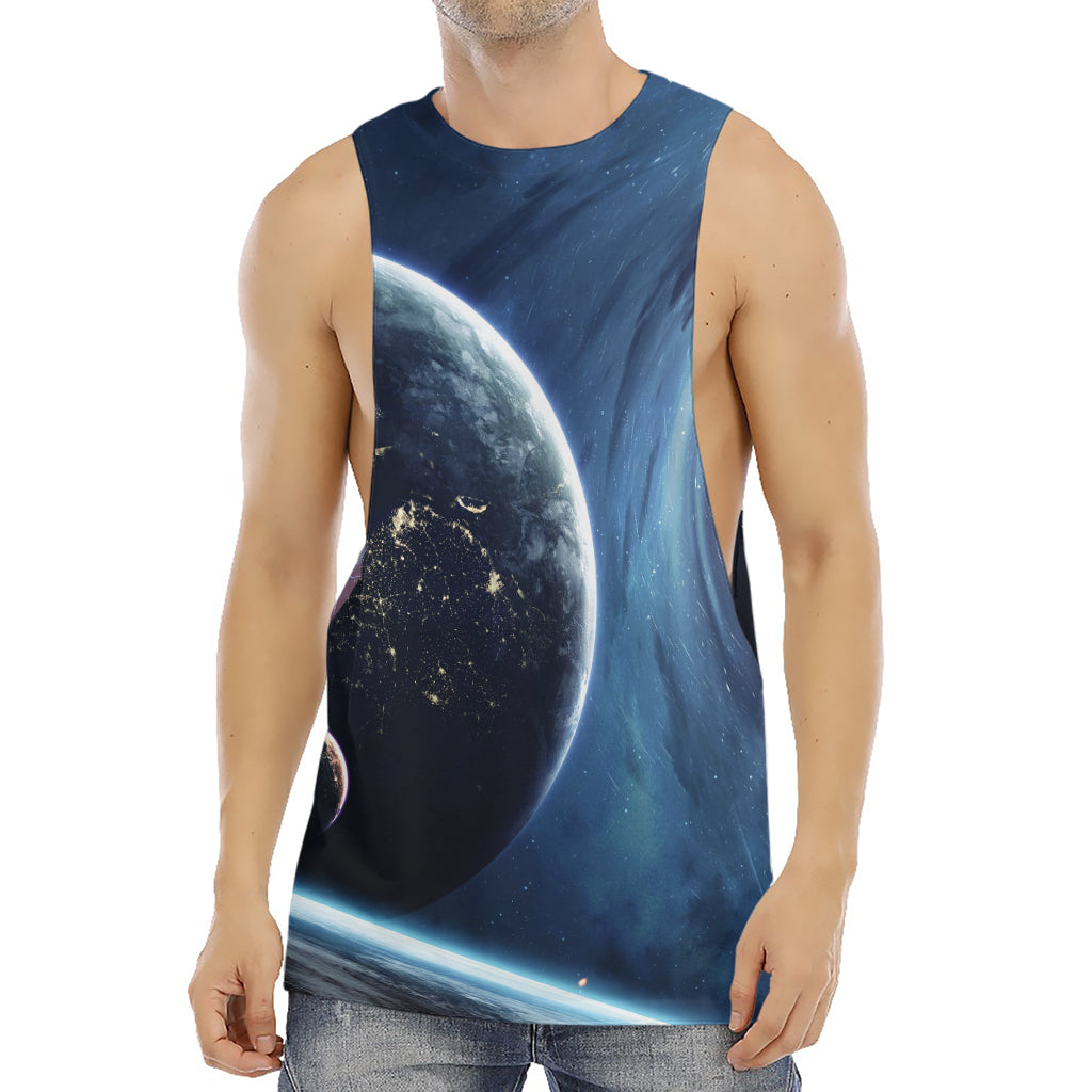 Endless Space Print Men's Muscle Tank Top