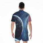 Endless Space Print Men's Rompers