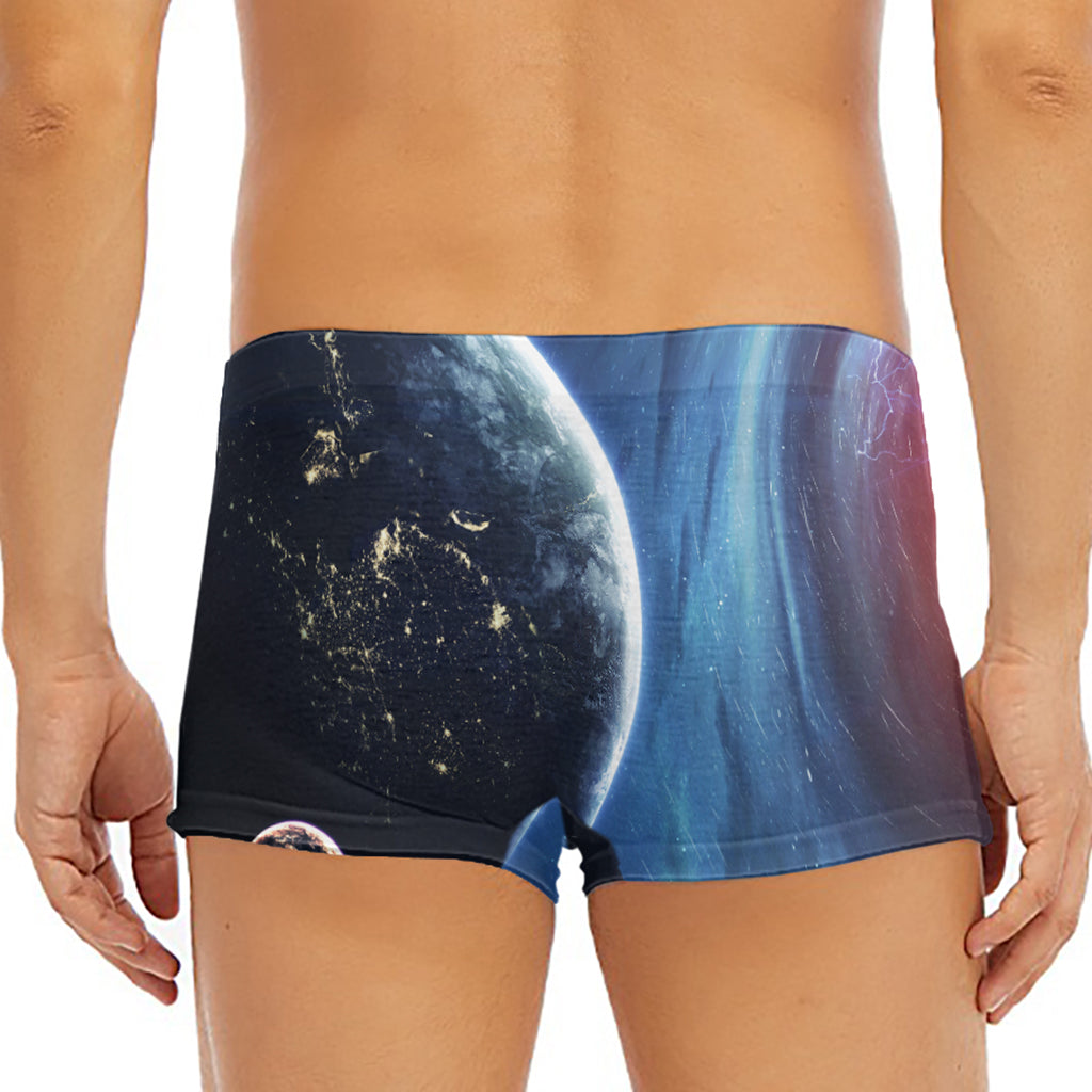 Endless Space Print Men's Short Boxer Briefs