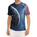 Endless Space Print Men's Short Sleeve Rash Guard